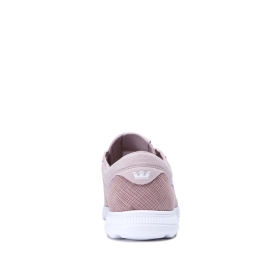 Supra Mens HAMMER RUN Mauve/white Low Top Shoes | CA-24955